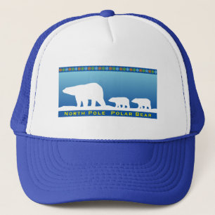 Gorra De Camionero Oso Polar sobre Hielo
