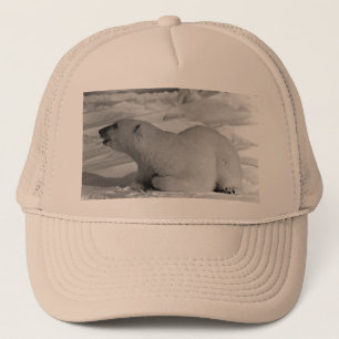 Gorra De Camionero oso polar Vintage USA Alaska
