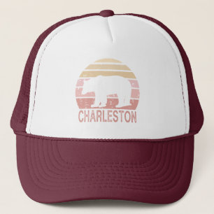 Gorra De Camionero Oso Retro de Charleston West Virginia