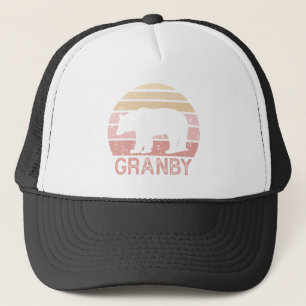 Gorra De Camionero Oso Retro de Granby Colorado