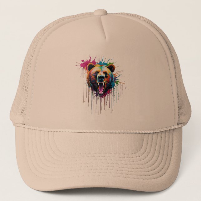 Gorra De Camionero Oso ruidoso (Anverso)