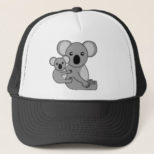 Gorra De Camionero Oso y bebé lindos de koala