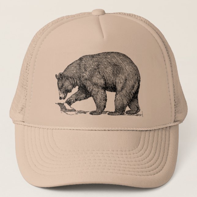 Gorra De Camionero Osos negros (Anverso)