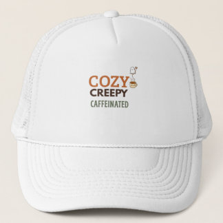 Gorra De Camionero Otoño Café Encantador, Tétrico y Cargado de Cafeín