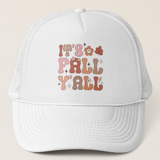 Gorra De Camionero Otoño Verano Vibe Pink Floral otoño (Anverso)