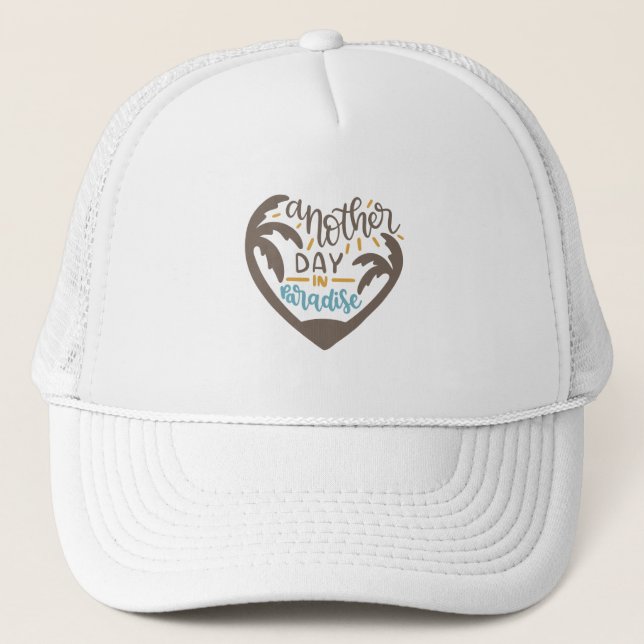Gorra De Camionero Otro día en el paraíso (Anverso)