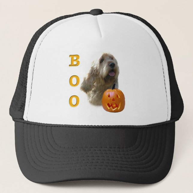 Gorra De Camionero Otterhound Halloween BOO (Anverso)