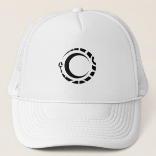 Gorra De Camionero ouroboros y luna