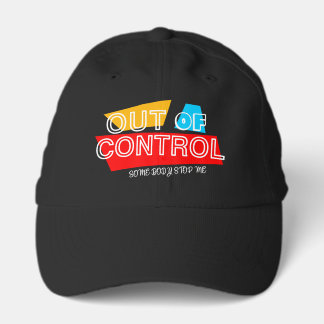 Gorra De Camionero Out of Control – Bold Typography Statement Design