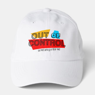 Gorra De Camionero Out of Control – Bold Typography Statement Design