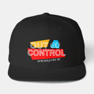 Gorra De Camionero Out of Control – Bold Typography Statement Design
