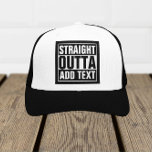 Gorra De Camionero OUTTA DIRECTA - agrega tu texto aquí/crea el propi<br><div class="desc">OUTTA DIRECTA - agrega tu texto aquí/crea el propio</div>