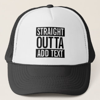 GORRA DE CAMIONERO OUTTA RECTOS… AÑADEN SU PERSONALIZABLE MEME DEL