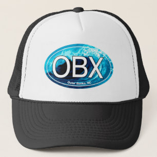 Gorra De Camionero Óvalo de la onda de OBX Outer Banks