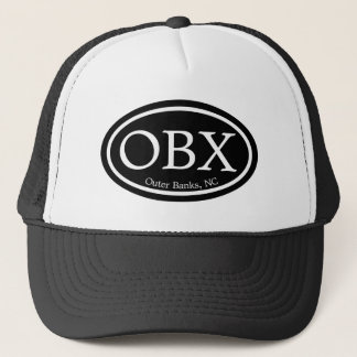 Gorra De Camionero Óvalo negro de OBX Outer Banks