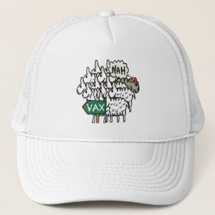 Gorra De Camionero Oveja anti vax divertida