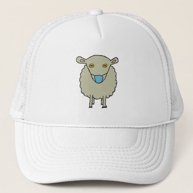 Gorra De Camionero Oveja antimascarilla (Anverso)