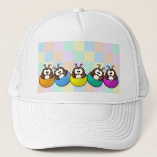 Gorra De Camionero Oveja de Pascua - arcoiris
