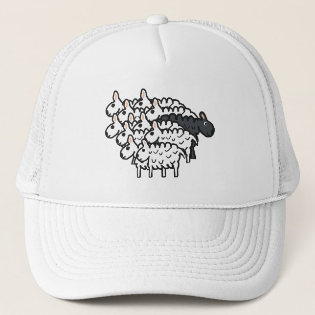 Gorra De Camionero Oveja negra (Anverso)
