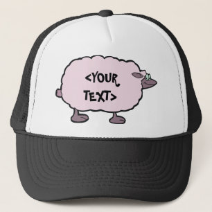 Gorra De Camionero Oveja rosa,<YOUR TEXT>