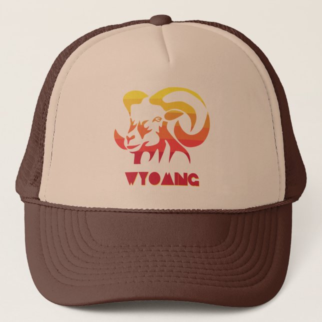 Gorra De Camionero Oveja Wyoming Bighorn (Anverso)