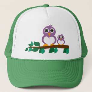 Gorra De Camionero Oveja y bebé en el árbol