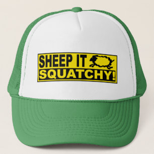 Gorra De Camionero ¡OVEJAS ÉL SQUATCHY! Misterios SHEEPSQUATCH de l