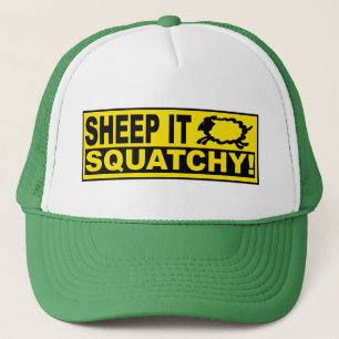 Gorra De Camionero ¡OVEJAS ÉL SQUATCHY! Misterios SHEEPSQUATCH de l
