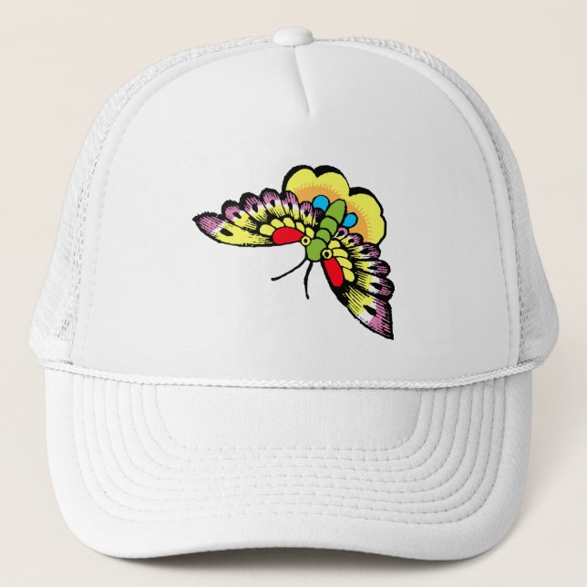 Gorra De Camionero Owen Jones Antique Butterflies Oriental (Anverso)