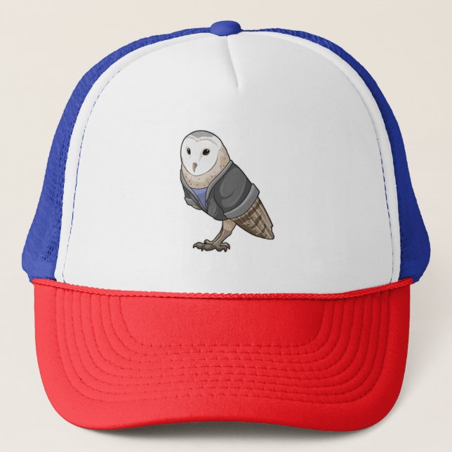 Gorra De Camionero Owl como secretario (Anverso)