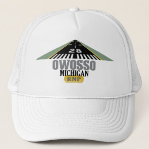 Gorra De Camionero Owosso MI - Airport Runway