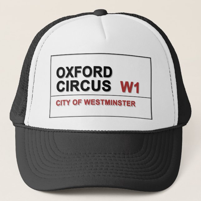 Gorra De Camionero Oxford Circus Lodon England (Anverso)