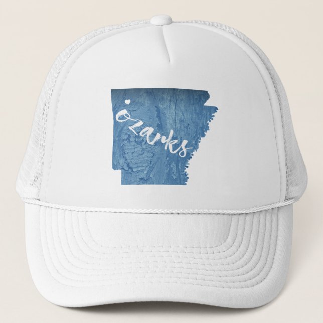 Gorra De Camionero Ozarks, Grano de madera de Arkansas (Anverso)