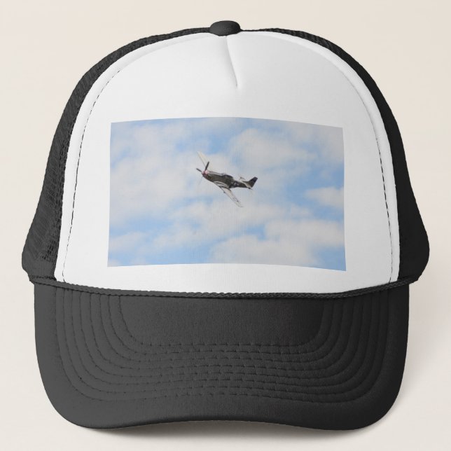 Gorra De Camionero P51 Mustang en vuelo (Anverso)