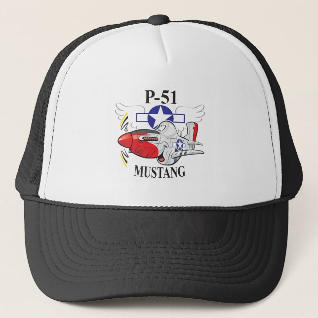 Gorra De Camionero p-51 mustang (Anverso)