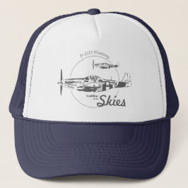 Gorra De Camionero P-51D Mustang "Cadillac of the Skies" cap