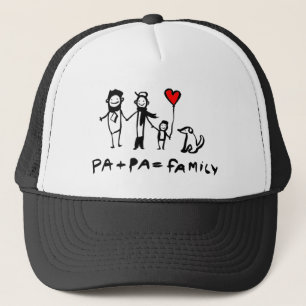 Gorra De Camionero Pa + Pa = Familia