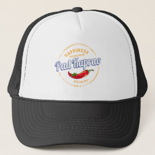 Gorra De Camionero Pad Kaprao Chili Street Food Vintage Tailandia