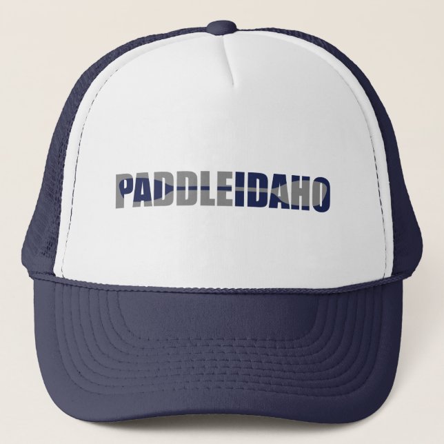 Gorra De Camionero Paddle Idaho Kayaking (Anverso)