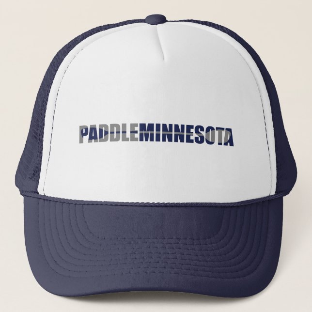 Gorra De Camionero Paddle Minnesota Kayaking (Anverso)