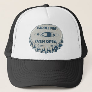 Gorra De Camionero Paddle primero y luego abrir