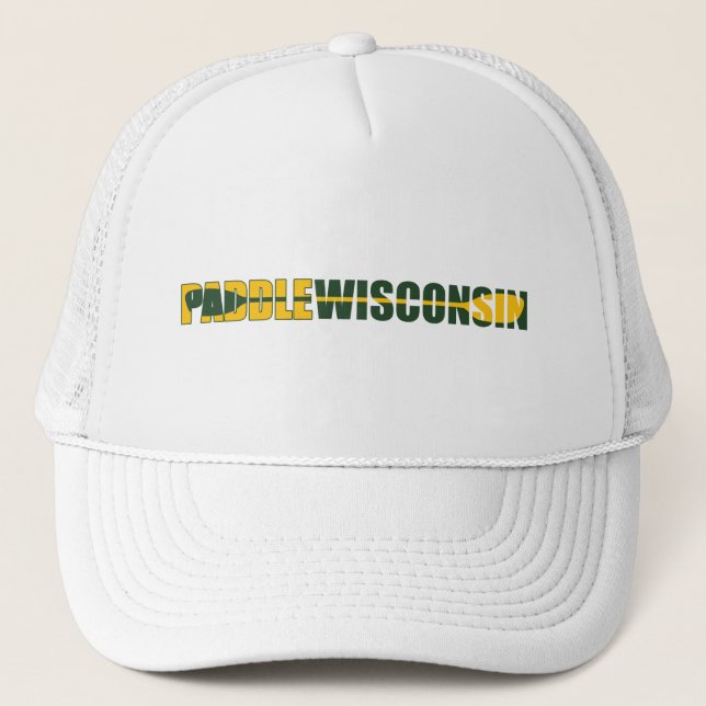 Gorra De Camionero Paddle Wisconsin Kayaking (Anverso)