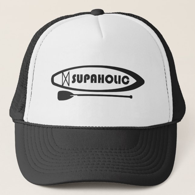Gorra De Camionero Paddleboarding por Standup Supaholic (Anverso)