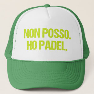 Gorra De Camionero Padel Escrita Divertida No Puedo