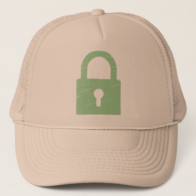 Gorra De Camionero Padlock texturizado - Varios colores disponibles (Anverso)