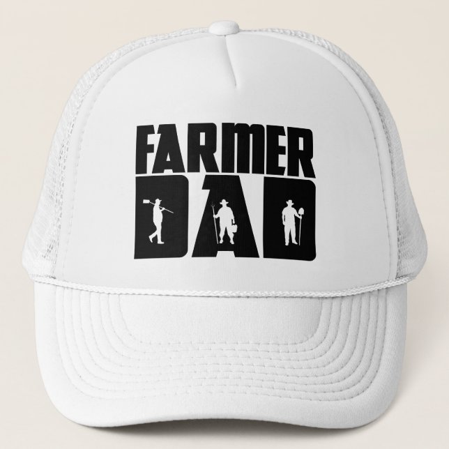 Gorra De Camionero Padre agricultor - Día del Padre agricultor (Anverso)