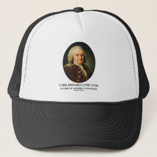 Gorra De Camionero Padre de Carl Linnaeus de la taxonomía moderna