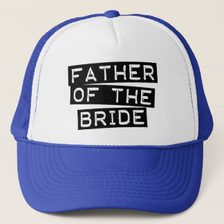 Gorra De Camionero Padre de la etiqueta de la novia