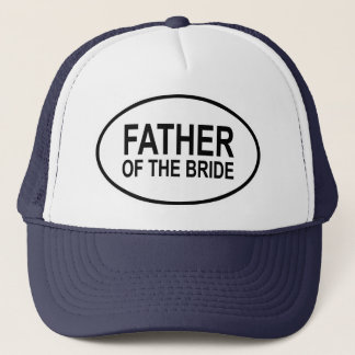 Gorra De Camionero Padre de la novia que casa óvalo