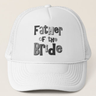 Gorra De Camionero Padre del gris de la novia